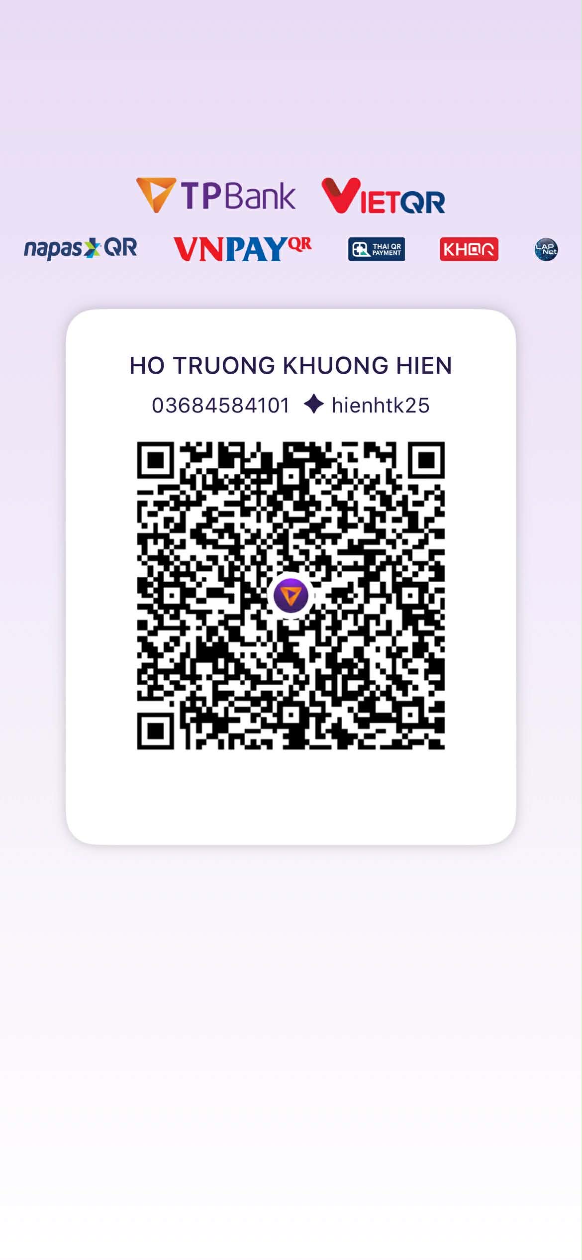 QR Code thanh toán