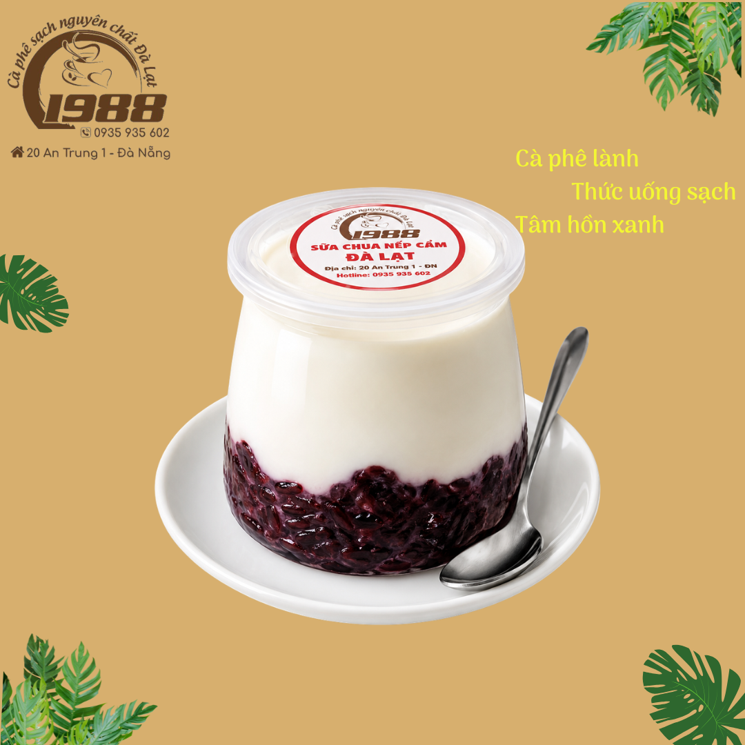 Sữa chua phomai nếp cẩm cốt dừa (hũ)
